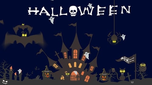 Animiertes Halloween-Paket
