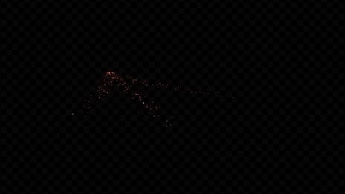 Dynamic Particle Sparkle Light Streak Reveal