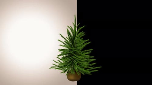 Weihnachtsbaum-Animation 4K