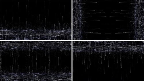 Abstract Data Stream Background Animation Loop