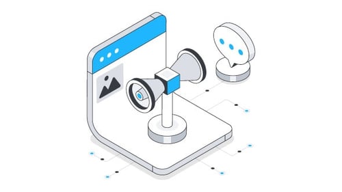 Announcement Isometric Animation Alpha Channel