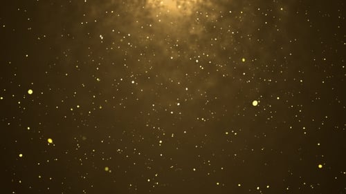 Dark Gold Particle Background