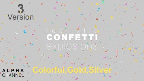 Dynamic Confetti Burst and Fall Effect Pack for Celebrations