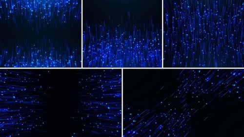 Abstract Line Particle Trails Pack
