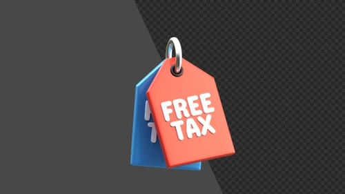 3D Animation of Tariffs | Alpha Channel