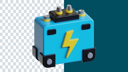 Accumulator 3D Animations | Alpha Channel