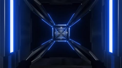 Tunnelpaket mit 4 K farbigen geometrischen Lichtern