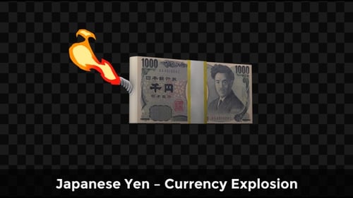 Japanese Yen Animation – Currency Explosion