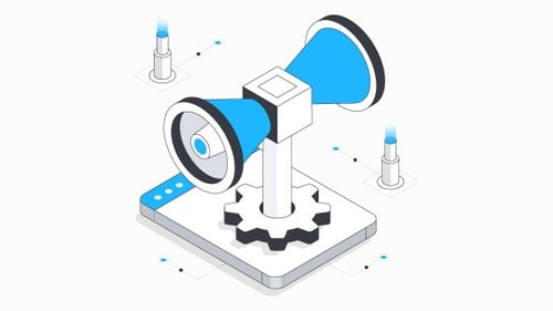 Smm Technology Isometric Animation Alpha Channel