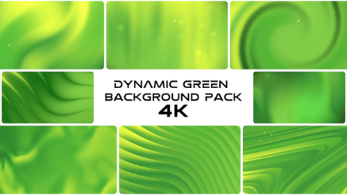 Dynamic Green Gradient Background Pack
