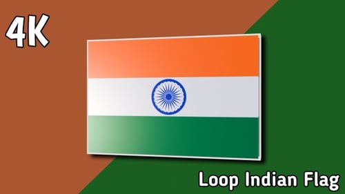 Indian National Flag On Transparent Background