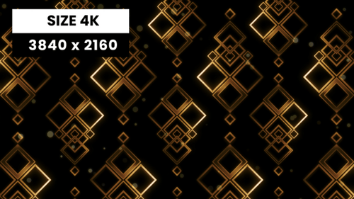 Golden Art Deco 02 4K VJ Loop