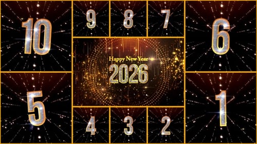 Glittering Happy New Year 2026 Countdown and Celebration