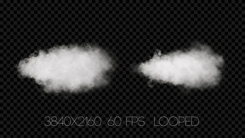 Pack Of Smoke On Alpha Channel