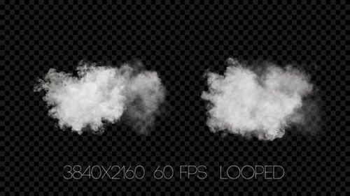 Pack Of Smoke On Alpha Channel