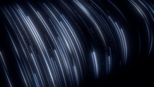 Bewegende leuchtende Geschwindigkeitslinien V2