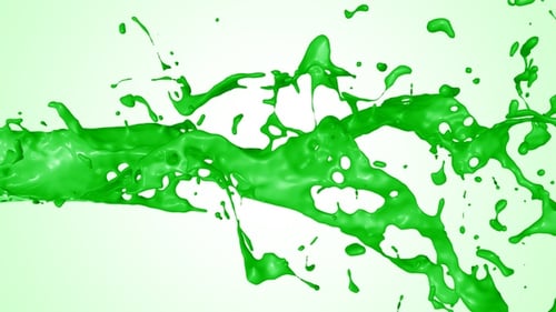 Green Paint Splash V3