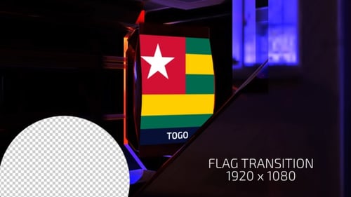 Übergang zur Flagge von Togo