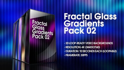 Fractal Glass Gradients Pack 02