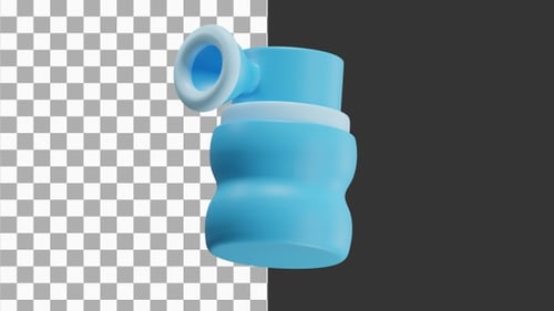 3D Animation of Efficient Breast Pump for Comfortable Milk Expression | Alpha Channel