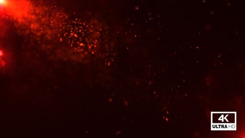 Fire Particles Background V2