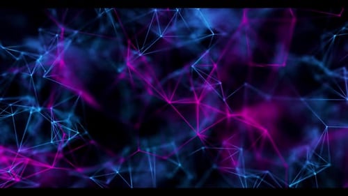 Abstract Plexus Particles Widescreen