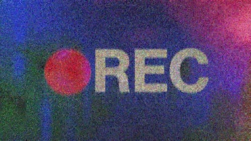 Digital Glitch Noise Static Transition Overlay