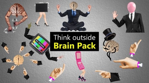 Surreal Business and Technology Abstract Collage Animations