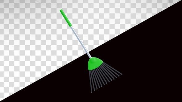 3D Animation of Rake, Elements Motion Graphics ft. gardening & fall ...