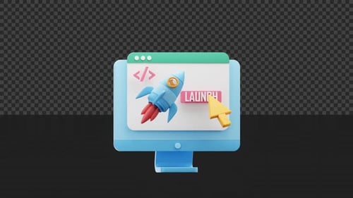 3D-Animation zum Starten des Webs