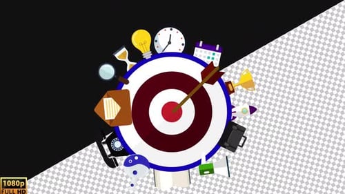 Target Concept Animation | Alpha Channel