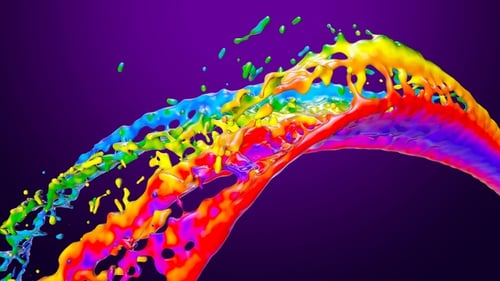Pintura multicolor Splash V2