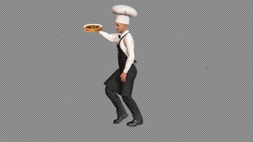 Chef Cool Walk With Dish