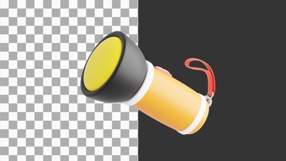 3D Animation of High-Powered Flashlight for Optimal Brightness | Alpha ...