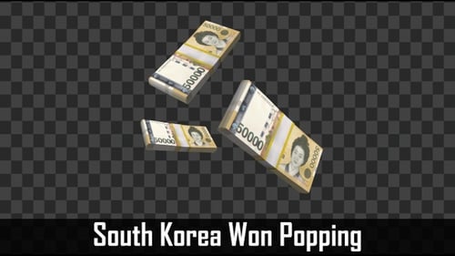 South Korea Won Popping