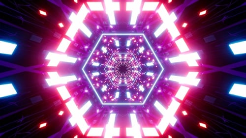 Abstract Neon Light Edm Background