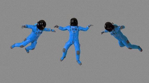 Astronaut Fliegenpaket
