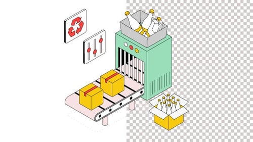Conveyor Belt Animation Alpha Channel