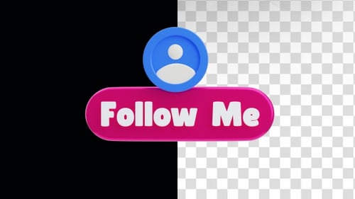 Animação 3D do botão Follow Me