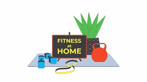 Parent-child playtime in nursery room cartoon animation