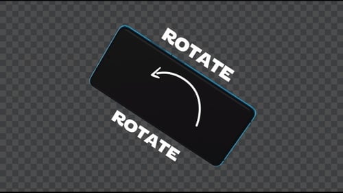 Mobile Device Screen Rotate UI Animation