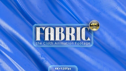 Blue Rippling Fabric With Geometric Texture Background