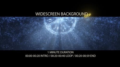 Club Glow Blue Particles