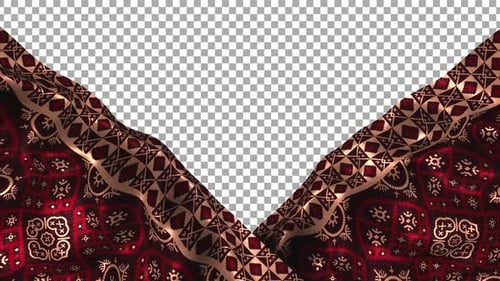Tissu en soie à motif ethnique indonésien Wave Alpha Songket Batik Tenun Gringsing Bali Pattern 3