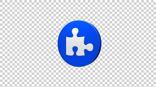 Drehbares Puzzleteil