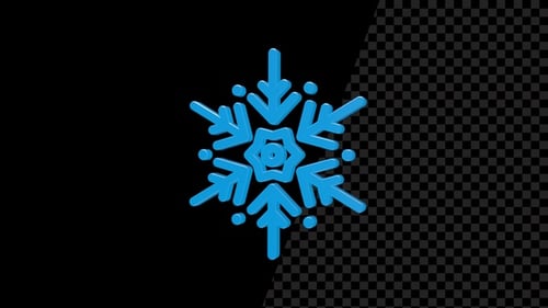 Alpha V14 girado sin costuras en forma de copo de nieve