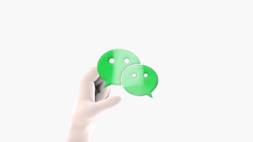 3D Animated Chat Bubble Icons for Social Media and Communication Projects