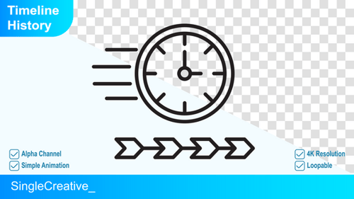 Timeline History Icon Animation