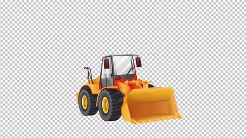 Bulldozer | Alpha channel