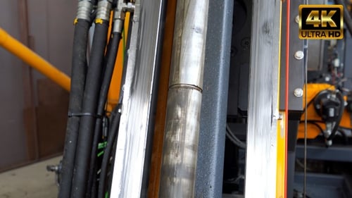 Industrial Machine Joining Core Pipes